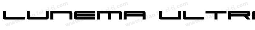 Lunema Ultra bold字体转换